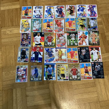 Carte da calcio da collezione rare