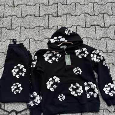 Hoodie avec imprimé floral