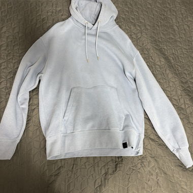 Sweat à capuche bleu