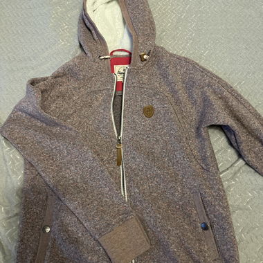 Sweatjacke Alprausch rosa meliert