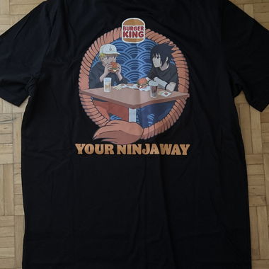 T-shirt Naruto x Burger King