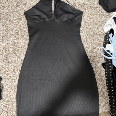 Black Neckholder Dress