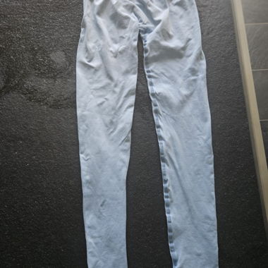 Hellblaue Leggings