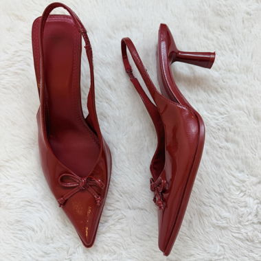 Tacchi kitten rossi bordeaux