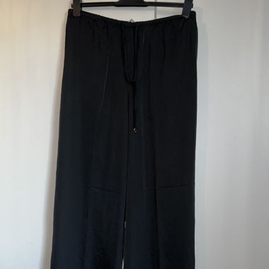 Black Polyester Pants H&M