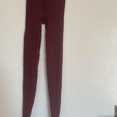 trendy cherry red tights