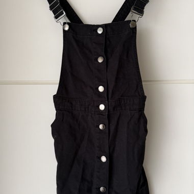 Jeans-Latzkleid
