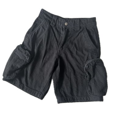 Black Cargo Shorts