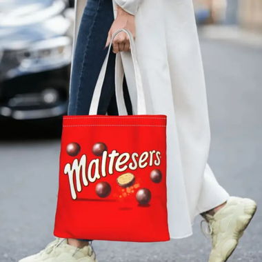 Sac tot bag tissu maltesers