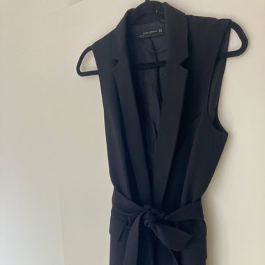 Sleeveless Vest Black Zara