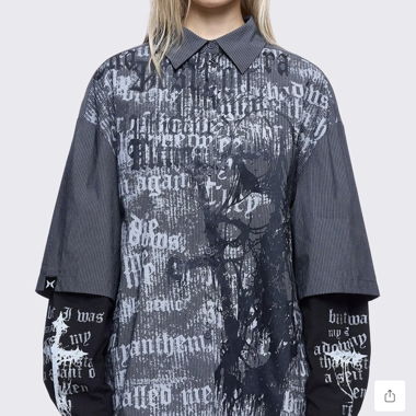 Minga London Layered Oversize Shirt
