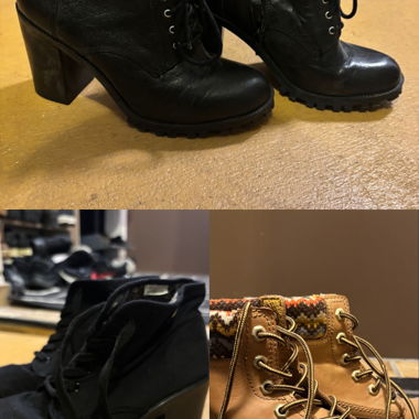 3-pack ankle boots size 38