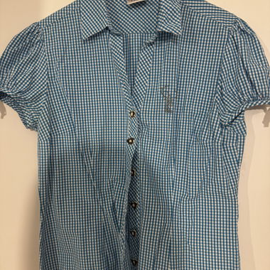Country Lady Plaid Blouse Gr. 42