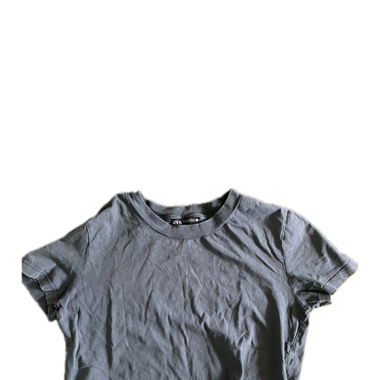 black/grey tee