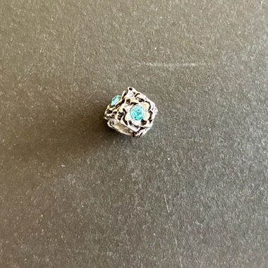 Charm Pandora Fiori con Pietre Blu