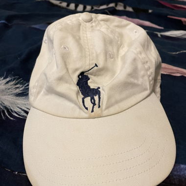 Casquette polo blanche ajustable 