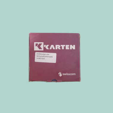 Flashcards Introduction to Business Informatics