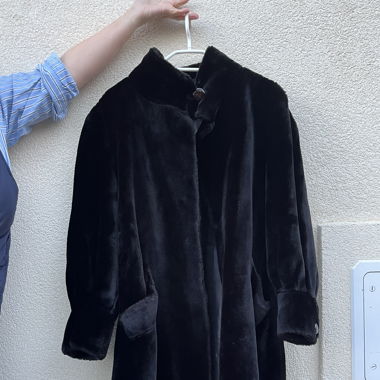 Vintage faux fur coat 