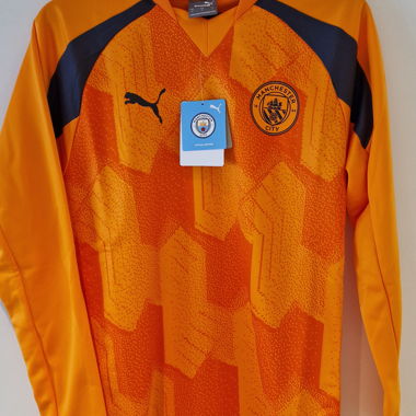 Manchester City Orange Warm Up Shirt 22/23 - NEW