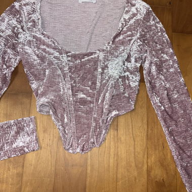 Top corsetto