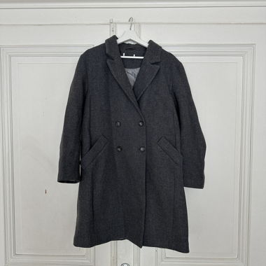 Dark Grey Wool Coat