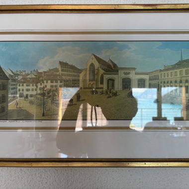 AQUARELL 57 X 35 CM STAATSARCHIV BASEL