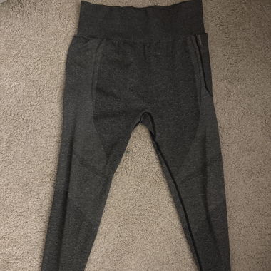 Leggings de sport gris foncé