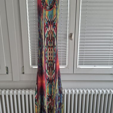 Robe maxi avec haut rembourré