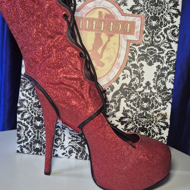 Glitter Stiefel / Highheel