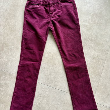 Pantaloni dritti in velluto a coste - 2 pz
