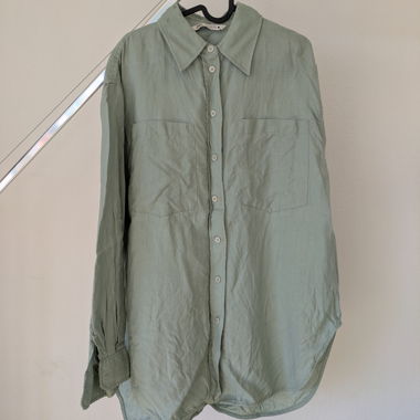Chemise verte Zara taille XL