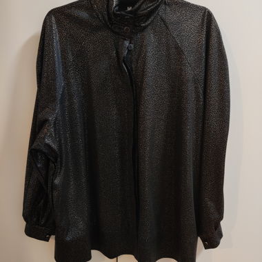 Vintage black-gold glitter blouse