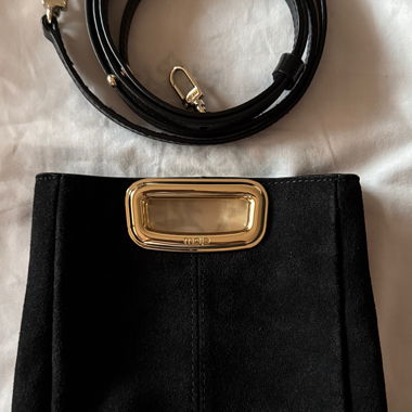 Black Shoulder Bag (Maje)