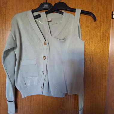 Set aus Cardigan und Tanktop