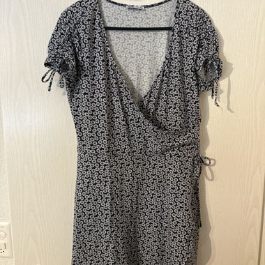 Floral Wrap-Style Dress
