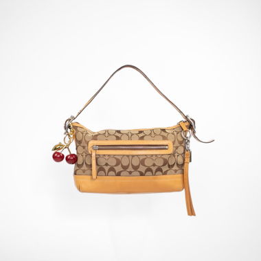 Sac bandoulière vintage Signature – Caramel Monogram