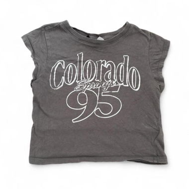 graues Baby-Grafik-T-Shirt