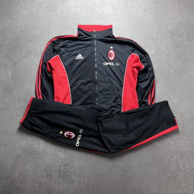 Tuta Adidas AC Milan Vintage Nero/Rosso XL