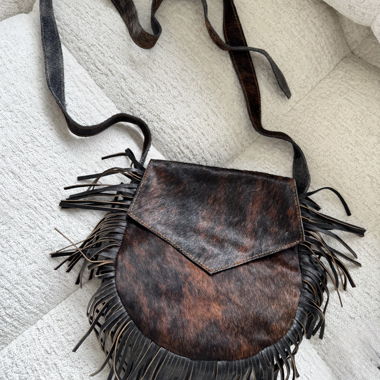 Unique Boho Artisan Crossbody Bag - handmade