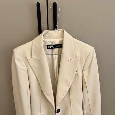 Zara ivory blazer