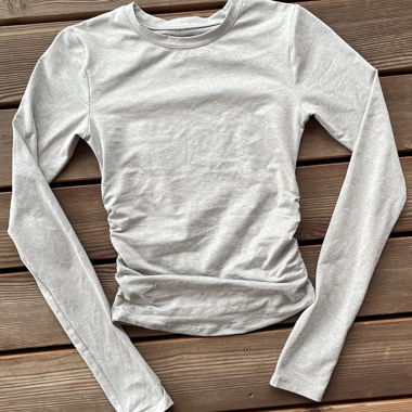 Even&Odd Active maglia maniche lunghe grigia S