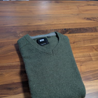 WE Lammy Pullover, Olive Grün