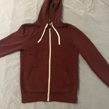H&M Divided - Felpa bordeaux con zip