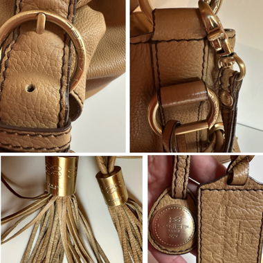 Sac Lancel 1er flirt XL beige
