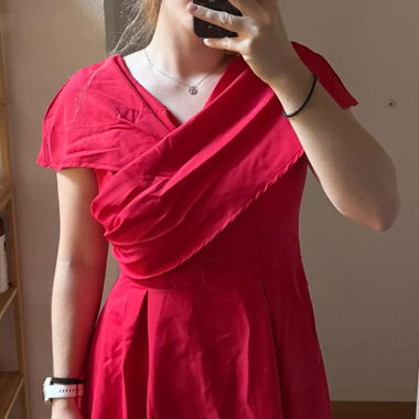 Robe rouge Shein