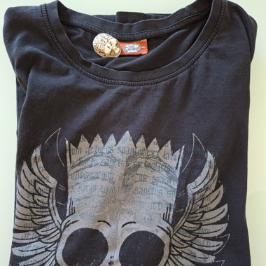 T-shirt nero dei The Simpsons