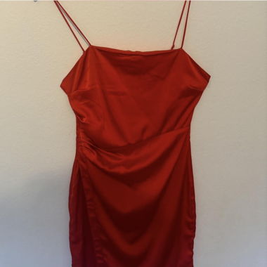 Red dress