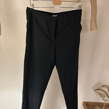 Pimkie fabric trousers with pinstripes, size 36