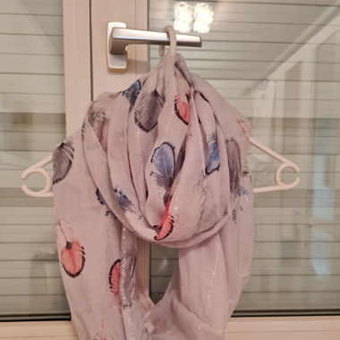 Schlauchschal mit Silber Paillette