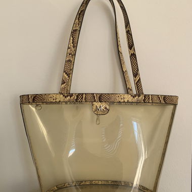 Transparente Shopper-Tasche Michael Kors